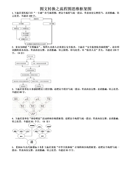 2018高三语文流程图试题带答案共10页