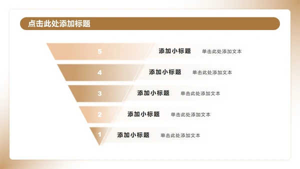 棕色简约风课前分享演讲专题汇报PPT模板
