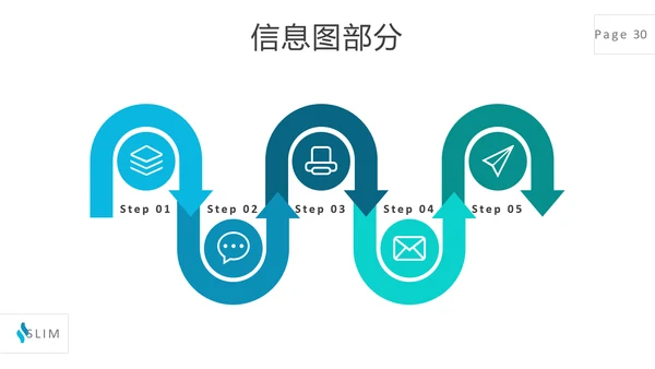 蓝色简洁风格公司简介商务通用PPT模板