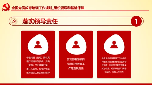 党员教育培训工作规划解读党政党课党建