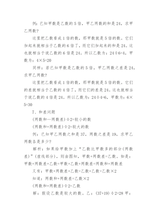小学三年级数学下册知识点总结最新.docx