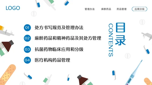 蓝色简约药剂科培训课件PPT模板宣传PPT动态PPT业务培训