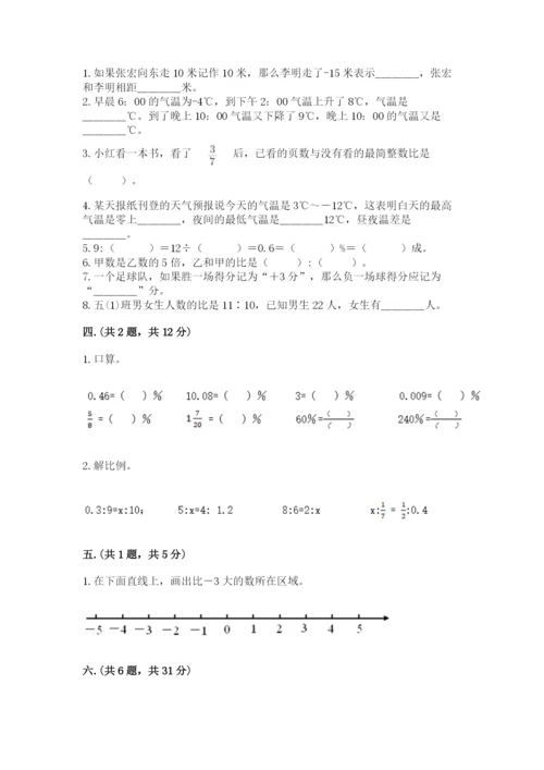 小升初数学考前检测试题word.docx