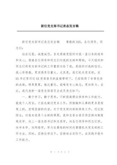 新任党支部书记表态发言稿.docx