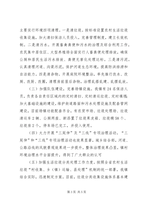 城乡环境综合治理目标完成情况自查报告 (2).docx