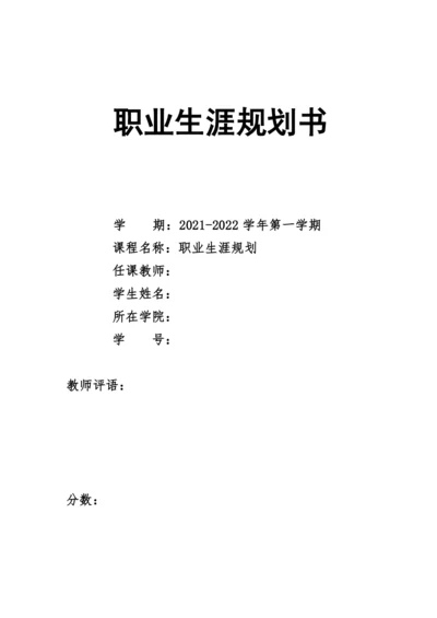 13页3800字视觉传达设计专业职业生涯规划.docx