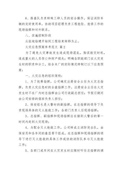 火灾应急预案参考范文.docx