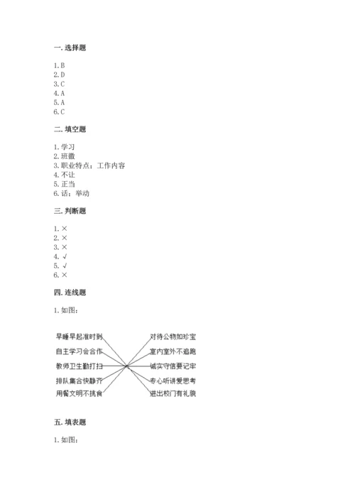 部编版道德与法治四年级上册期中测试卷附参考答案（综合卷）.docx