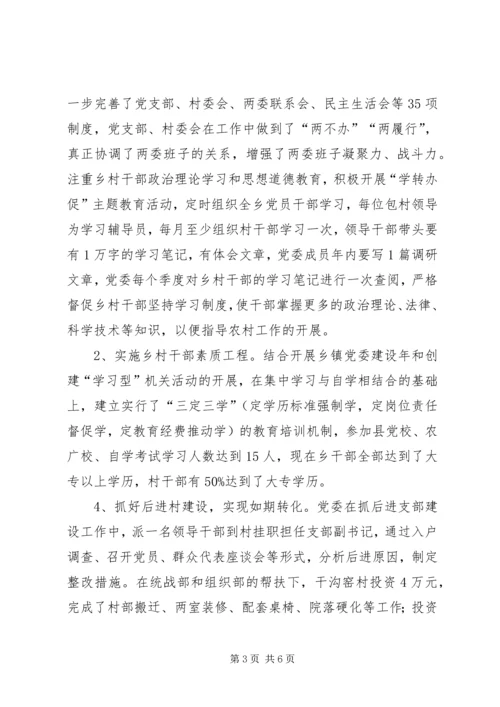 乡镇基层党建工作总结总结.docx