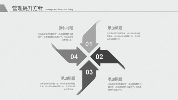 极简灰白年度工作总结报告通用PPT模板