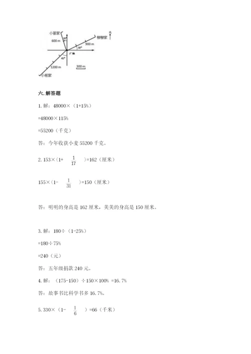 六年级数学上册期末考试卷及完整答案【名师系列】.docx