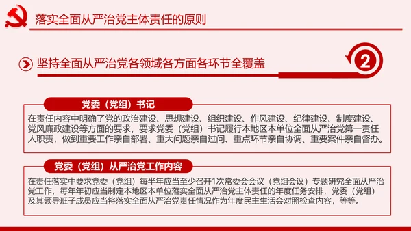 学习解读党委党组落实全面从严治党主体责任规定ppt