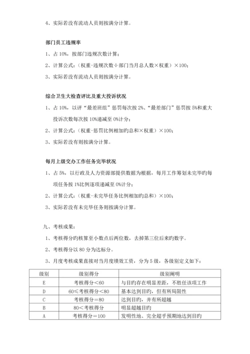 旅游开发有限公司绩效考评专题方案.docx