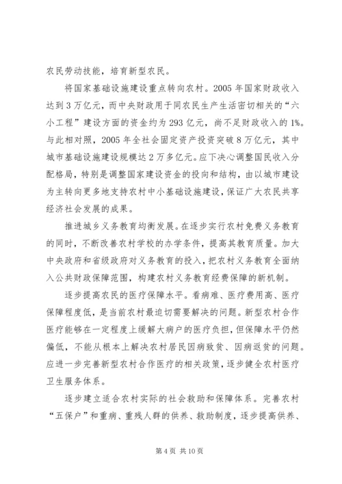 促进社会主义新农村建立.docx