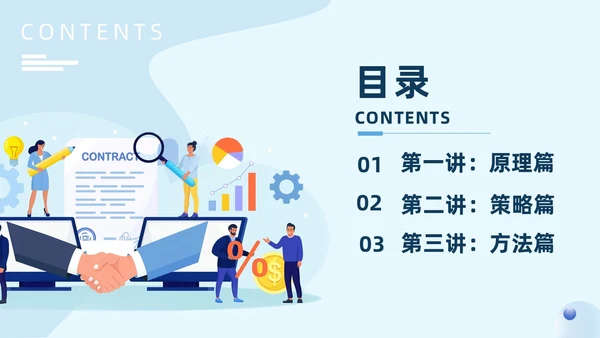 蓝色有效沟通管理者如何带好团队优秀管理者的有效沟通商务PPT管理团队管理