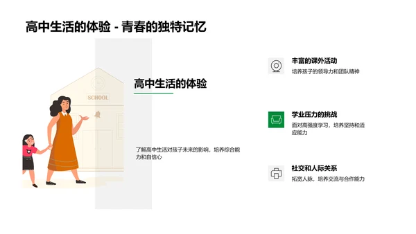 高中成长与未来打算PPT模板