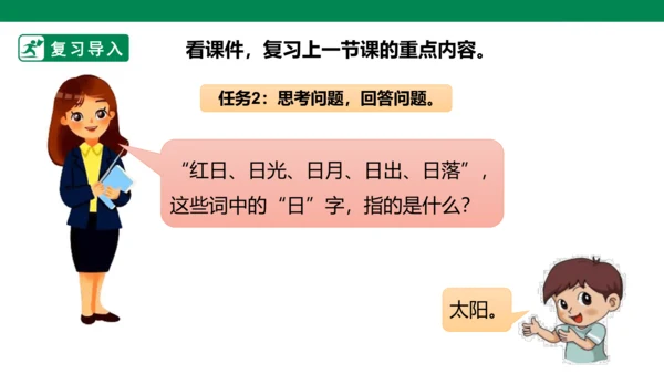 部编1A 第1单元 第10课 日月水火（2）课件