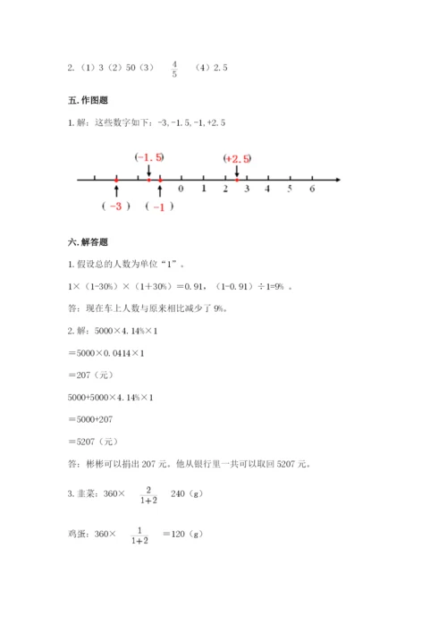 荔波县六年级下册数学期末测试卷1套.docx