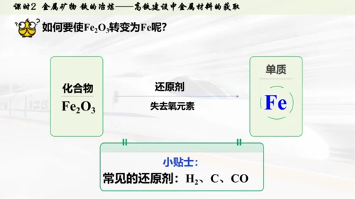 （大单元主题情境课件）第八单元  金属与金属材料课时2 金属矿物 铁的冶炼(主题情境：高铁建设中金属