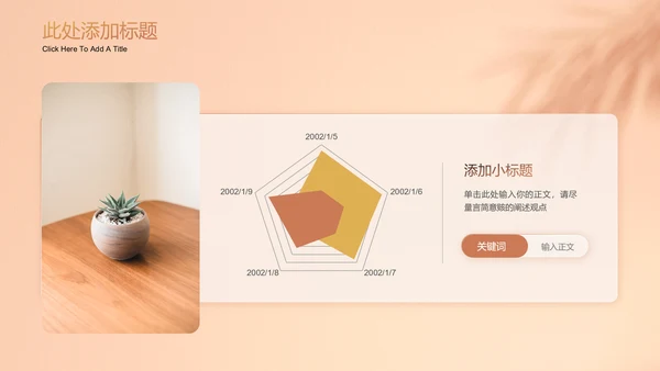 棕色小清新通用演示PPT模板