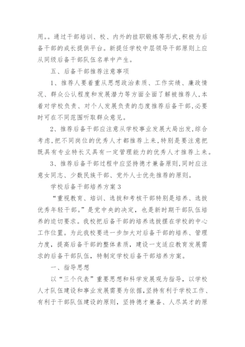 学校后备干部培养方案.docx