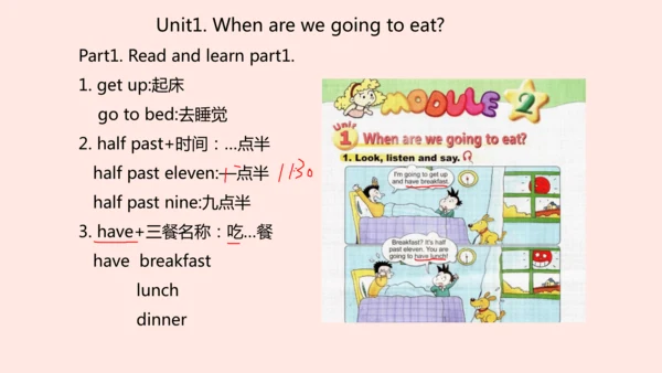 【外研版（一年级起点）】六年级下册 Module1-Module2 同步知识梳理课件(共20张PPT