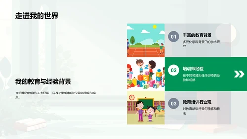 培训师述职报告PPT模板