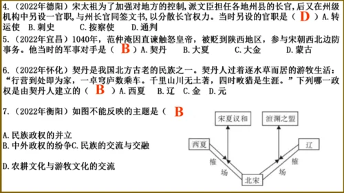 第二单元 辽宋夏金元时期：民族关系发展和社会变化（单元复习课件）