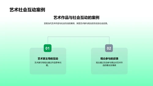 答辩报告：当代艺术社会批判PPT模板