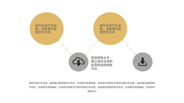 灰色简约风餐厅商业计划PPT模板