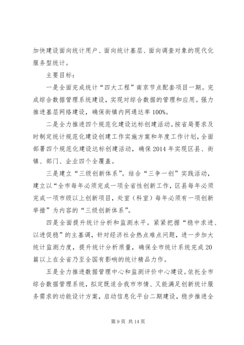 市统计局工作报告材料 (2).docx