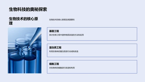 生物科技职位竞聘演说PPT模板