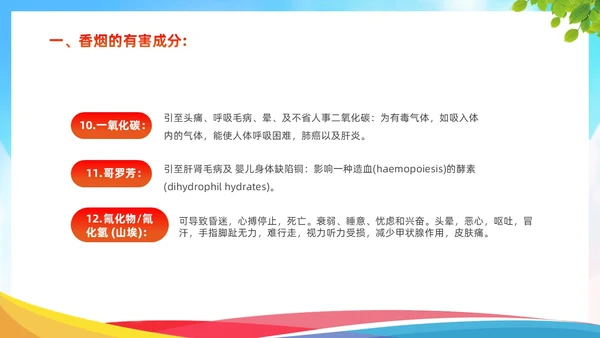 蓝色清新简约关爱健康远离烟酒禁烟禁酒主题班会PPT