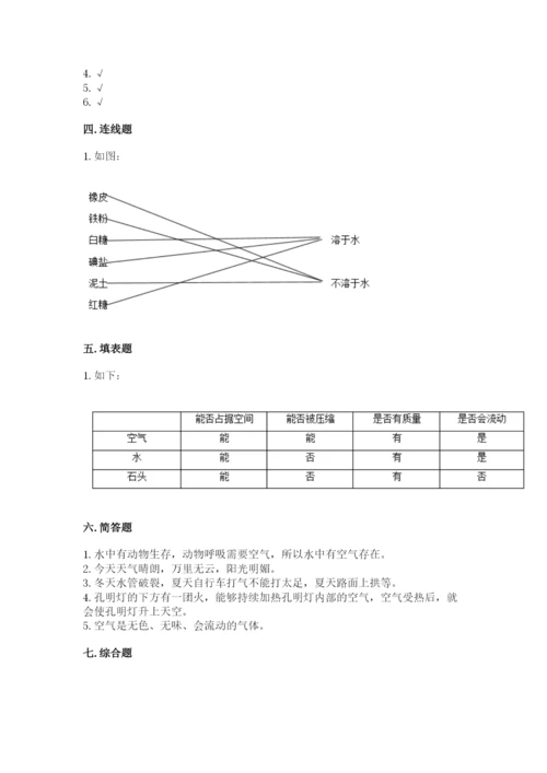 教科版三年级上册科学期末测试卷【考点梳理】.docx