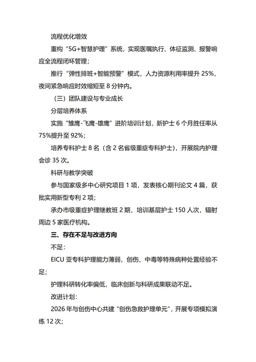 ICU护士年终工作总结