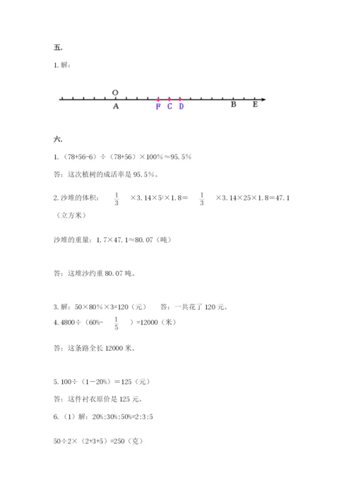 冀教版小升初数学模拟试题及答案【各地真题】.docx