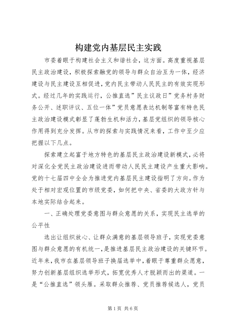 构建党内基层民主实践.docx