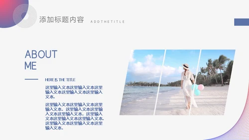 个人求职简历通用PPT模板