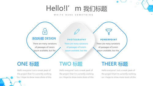 蓝色医疗医药代表工作汇报动态PPT