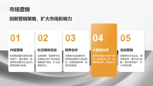 灰色简约风通用行业企业宣传PPT模板