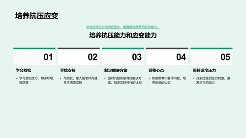 学习压力解析报告PPT模板