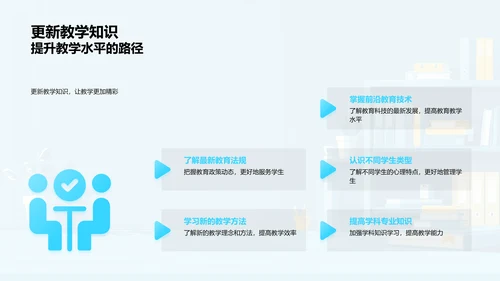 教师继续教育进修PPT模板