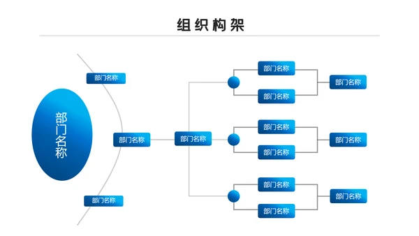 2021蓝色商务新员工入职培训动态PPT模板