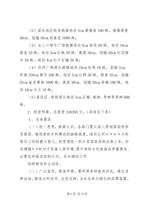 绿化组织实施方案 (4).docx