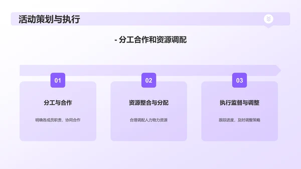 紫色卡通大学社团招新活动策划PPT模板