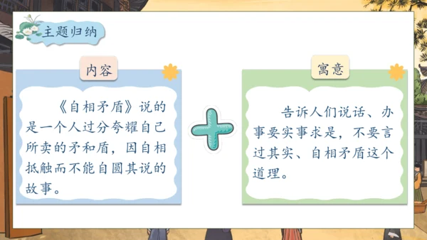 【核心素养】部编版语文五年级下册-15.自相矛盾 第2课时（课件）