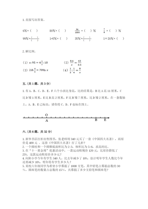 小学六年级升初中模拟试卷附答案【培优b卷】.docx