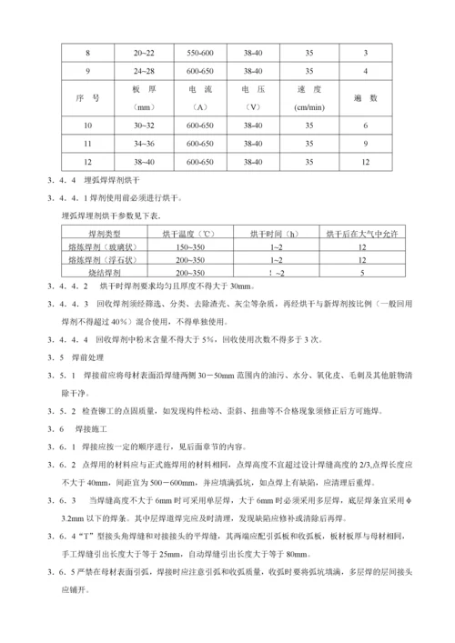 焊接工艺规范及操作规程.docx