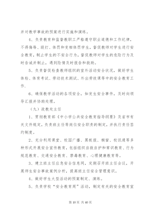 学校“一岗双责”制度实施方案.docx