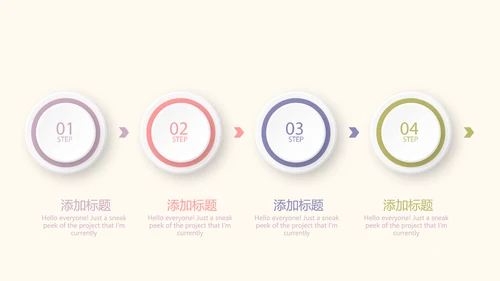 精美好看的花圈花环美容护肤宣传动态PPT